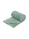 Velvet Blanket Double 220x150cm Mint