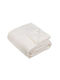 Velvet Blanket Double 230x220cm Ecru