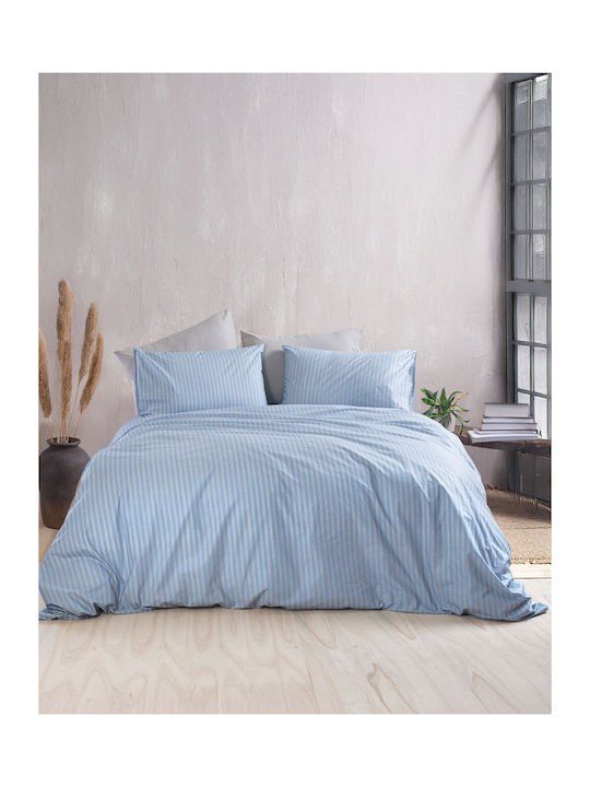 Rythmos Polene Set Coverlet Single Cotton Blue ...