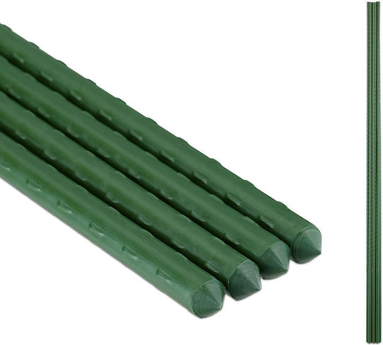 Relaxdays Set De Araci Pentru Plante 10 Bucăți 90 Cm Diametru 10 Mm Oțel Cu Acoperire Din Plastic Suport Pentru Cățărare Plante Araci Verzi