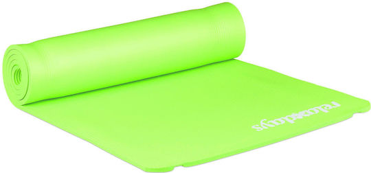 Relaxdays Relaxdays Pilates Exercise Mat Green Thickness 1cm