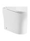 Vinci Cover Λεκάνη Δαπέδου Rimless με Slim Κάλυμμα Soft Close Λευκή