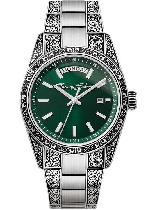 Thomas Sabo Rebel At Heart Ανδρικό Ρολόι 36mm Μ...
