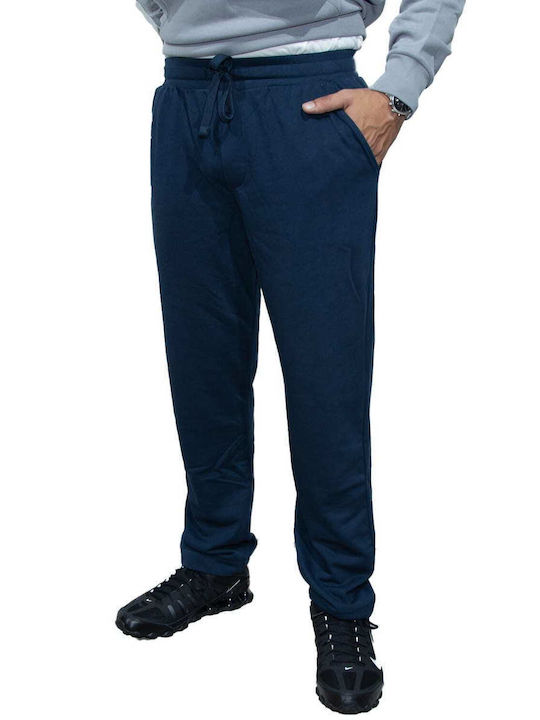 Sweatpants with Elastic Blue