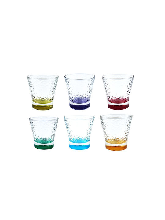 Domumart Set de pahare Cocteiluri / Whiskey din Sticlă 260ml 6buc