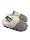 Winter Women's Slippers with Fur Gray