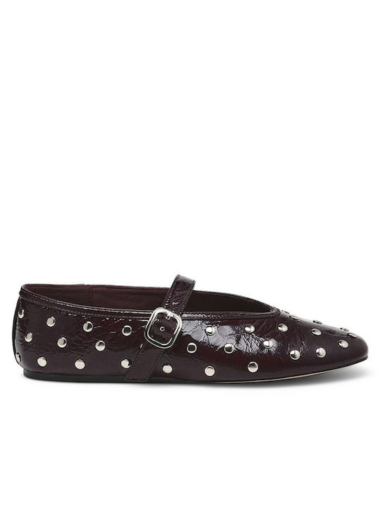 Steve Madden Γυναικείες Μπαλαρίνες σε Μαύρο Χρώμα