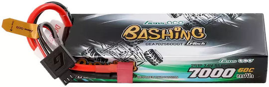 Gens Ace Bashing Μπαταρία Li-Po 7.4V 7000mAh 60C 2S T-Plug για Τηλεκατευθυνόμενο
