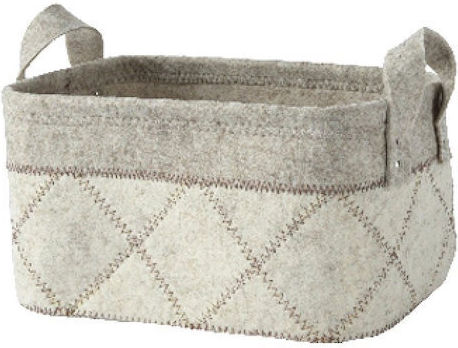 Kaemingk Декоративна кошница Слама с дръжки Beige 32x23x18бр