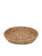 JK Home Decoration Διακοσμητικό Καλάθι Ψάθινο 35x6εκ.