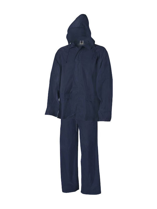 Waterproof Suit Splash Blue Poly PVC XXL