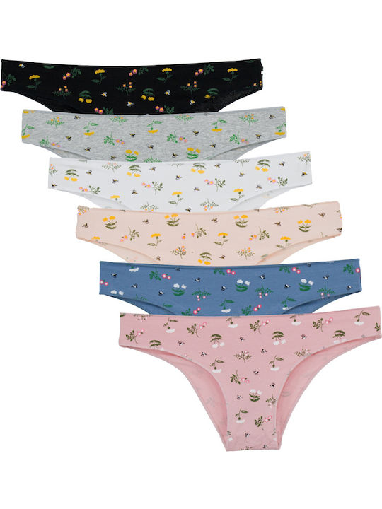 Damen Slip MultiPack Multicolour