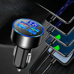 Car Charger with Ports 4xUSB-A Car Charger with Ports 4xUSB-A