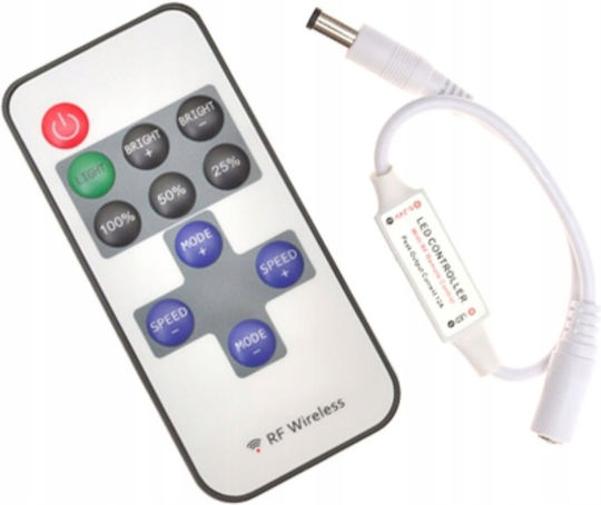 Led Rf 72w Mini Dimmer + Remote Led Strip