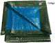 Rings Waterproof Tarpaulin 120gr/m² 6x4m. Light Type Blue