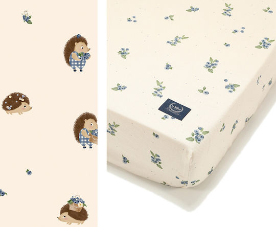 La Millou Fitted Ecru Baby Sheets 70x140cm