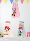 Disney Kids' Socks Non-Slip Minnie Mouse Pink 3 Pairs