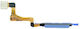 Mobile Phone Replacement Cable On Off Fingerprint Flex Huawei Nova Y70 Crystal Blue