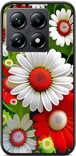 Blumen Handyhülle 91588 Mehrfarbiges Design Für Mi 14t