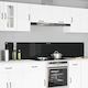 Vidaxl Back Panel Kitchen 2 Pcs Black 110 X 40 Cm Tempered Glass