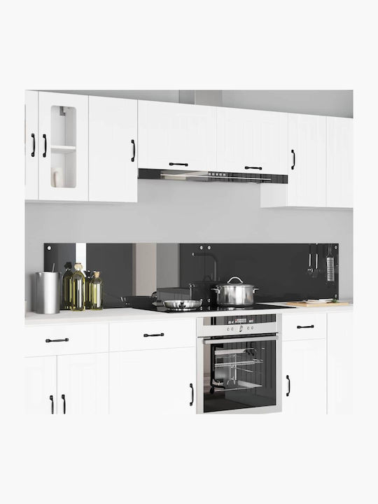 Vidaxl Задно Панел Кухненски 2 Бр Тъмносив 110 X 40 См