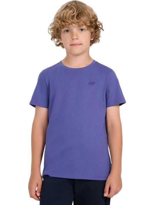 4F Παιδικό T-shirt Μπλε