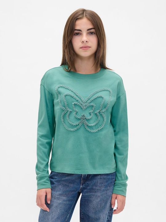 GAP Kids' Shirt Long Sleeve Turquoise Smoke Disney