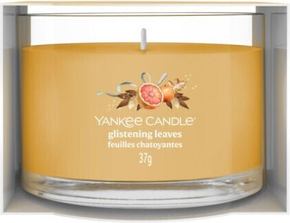 Блестящи Листа Yankee Candle Signature Мини Ароматна Свещ Нова 2025