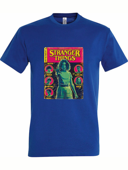 kirikoko Kids' T-shirt Royal Blue Stranger Things