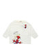 Kids Top Long-sleeved White