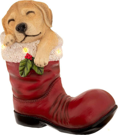 Iliadis Illuminated Christmas Figure Doggy Height 24cm