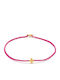 Bracelet "Cross G" Fuchsia