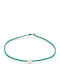 Armband Kreuz Petrol