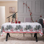 Teoran Christmas Tablecloth Fabric Multicolour ...