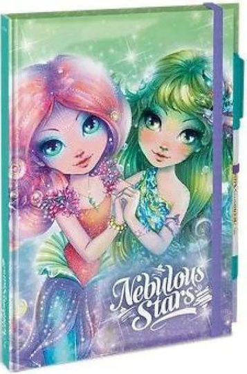 Nebulous Stars Notizbuch mit leeren Seiten Weiß