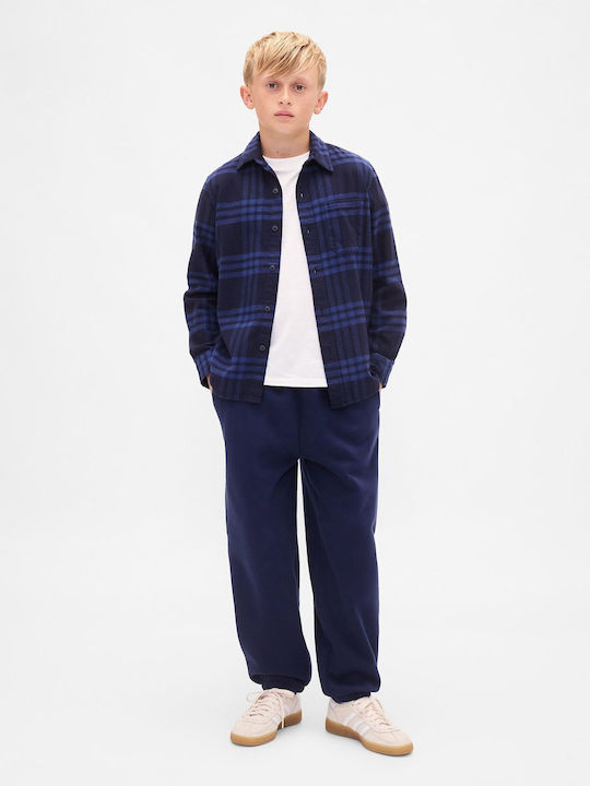 GAP Παιδικό Παντελόνι Φόρμας New Navy