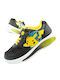 Kids Sneakers with Scratch Black