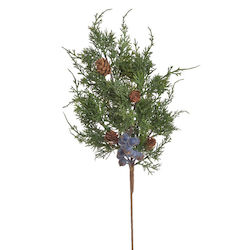 Artificial Fir Branch Pinecones Blackberries 64cm