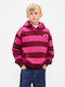 Kids Sweatshirt with Hood and Pockets Bright Fuchsia