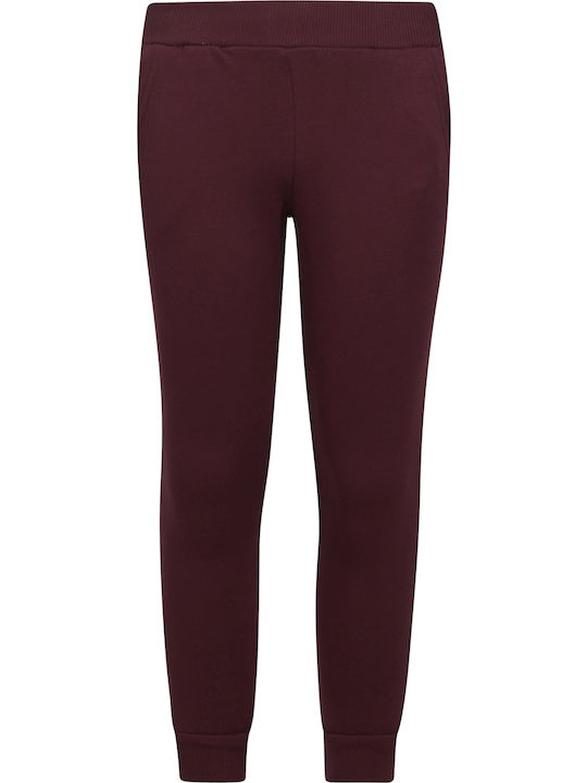 Kids Sweatpants Burgundy