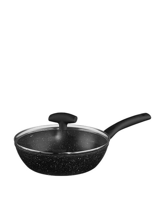 Atmosphera Pan Mit Deckel aus Aluminium mit Antihaftbeschichtung