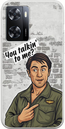 Epic Quotes You Talkin' To Me? Oppo A57s Flexible Tpu Διάφανη Σιλικόνη
