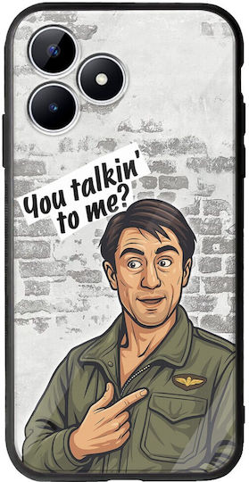 Epic Quotes You Talkin' To Me Realme Note 50 Groove TPU Tempered Glass TPU