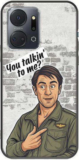 Epic Quotes You Talkin' To Me? Honor X7a Черен TPU Силикон
