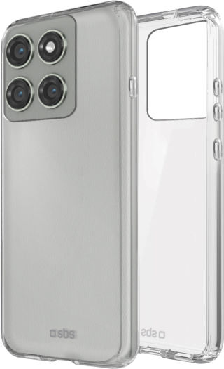 SBS Umschlag Rückseite Silikon Transparent (Motorola Edge 60 Pro)