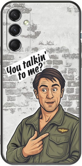 Epic Quotes You Talkin' To Me? Samsung Galaxy M34 5g Черен TPU Черен Силикон