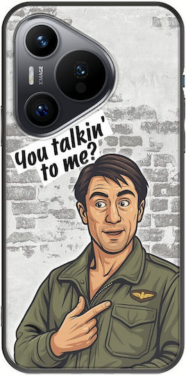 Epic Quotes You Talkin' To Me? Huawei Pura 70 Черен TPU Черен Силикон