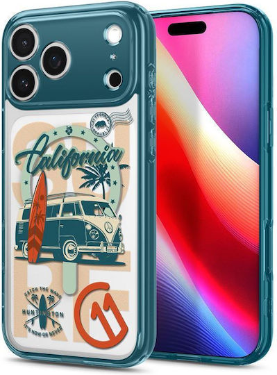 Spigen Back Cover Silicon / Plastic 2mm Albastru (iPhone 17 ProRealme C11)