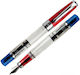 Twsbi Diamond 580 Kalligraphiefüller Fein mit Rot Tinte
