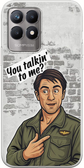 Epic Quotes You Talkin' To Me Realme 8i Flexible TPU Transparent Silicone